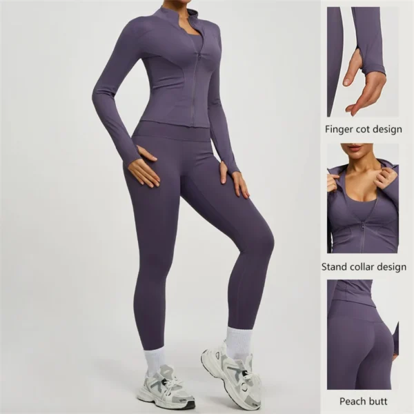 sveic ensemble deux pièces, tenue de sport pour la gym