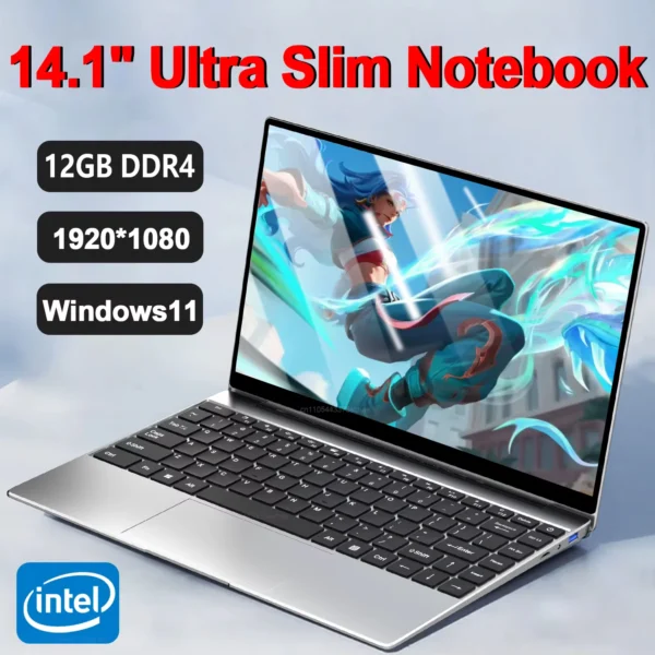 14.1 "ordinateur portable windows 11 intel atom a3950