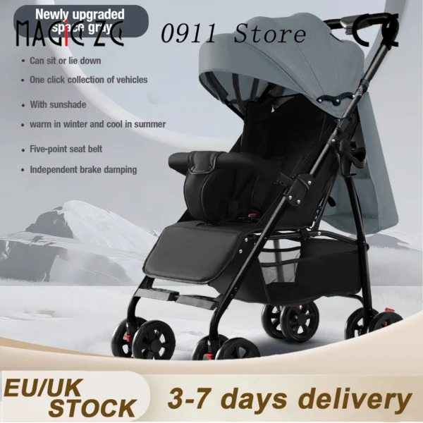 poussette 2 en 1, avec siège auto pour bébé