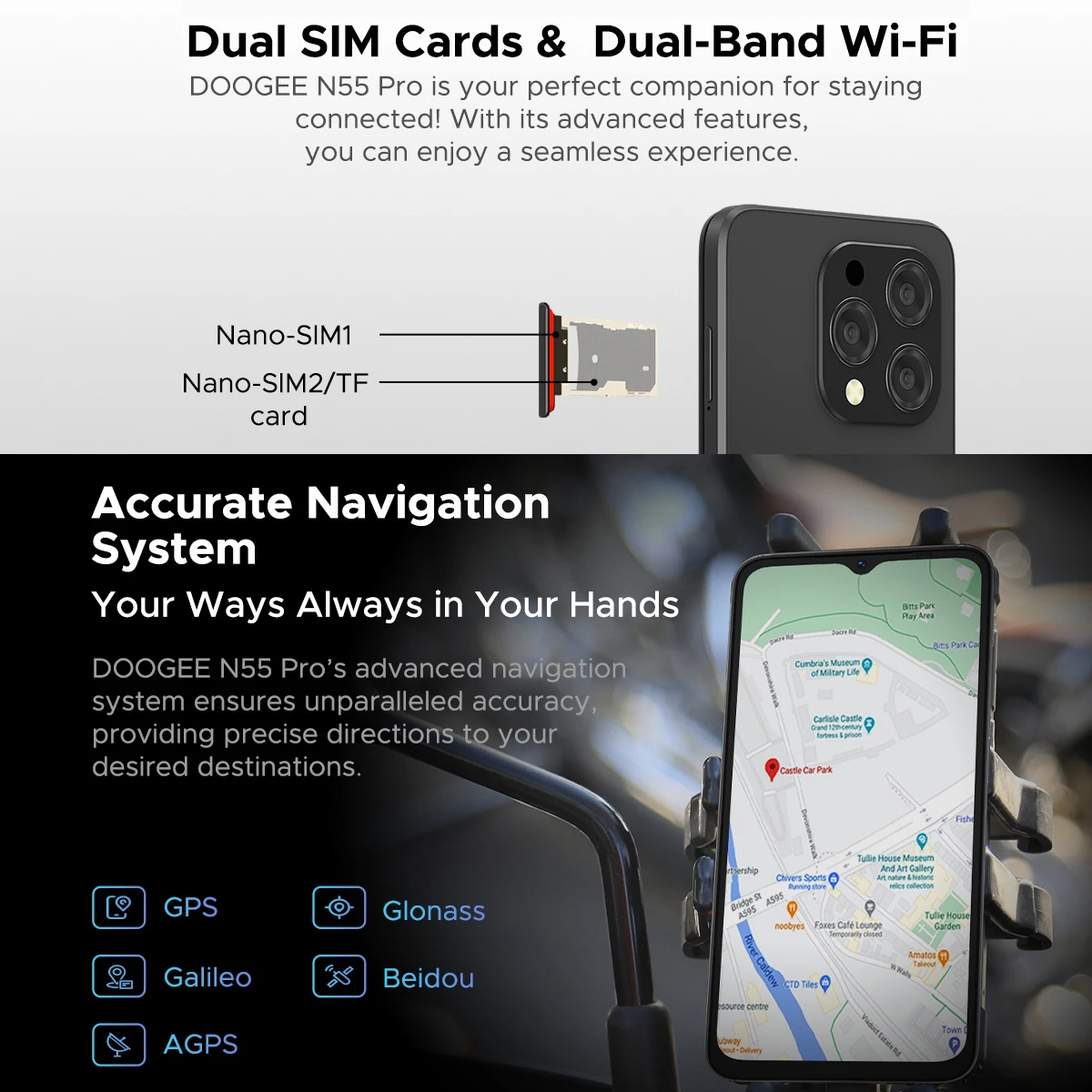 doogee n55 android 14 smartphone 6.56 « hd doogee n55 android 14 smartphone 6.56 « hd