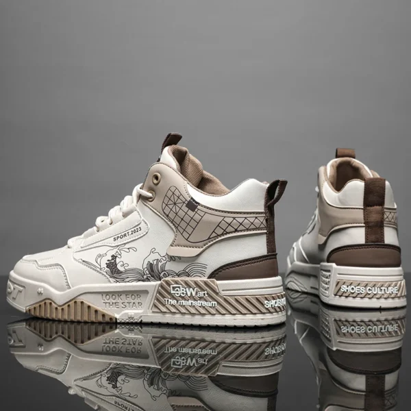 chaussures décontractées coupe haute,