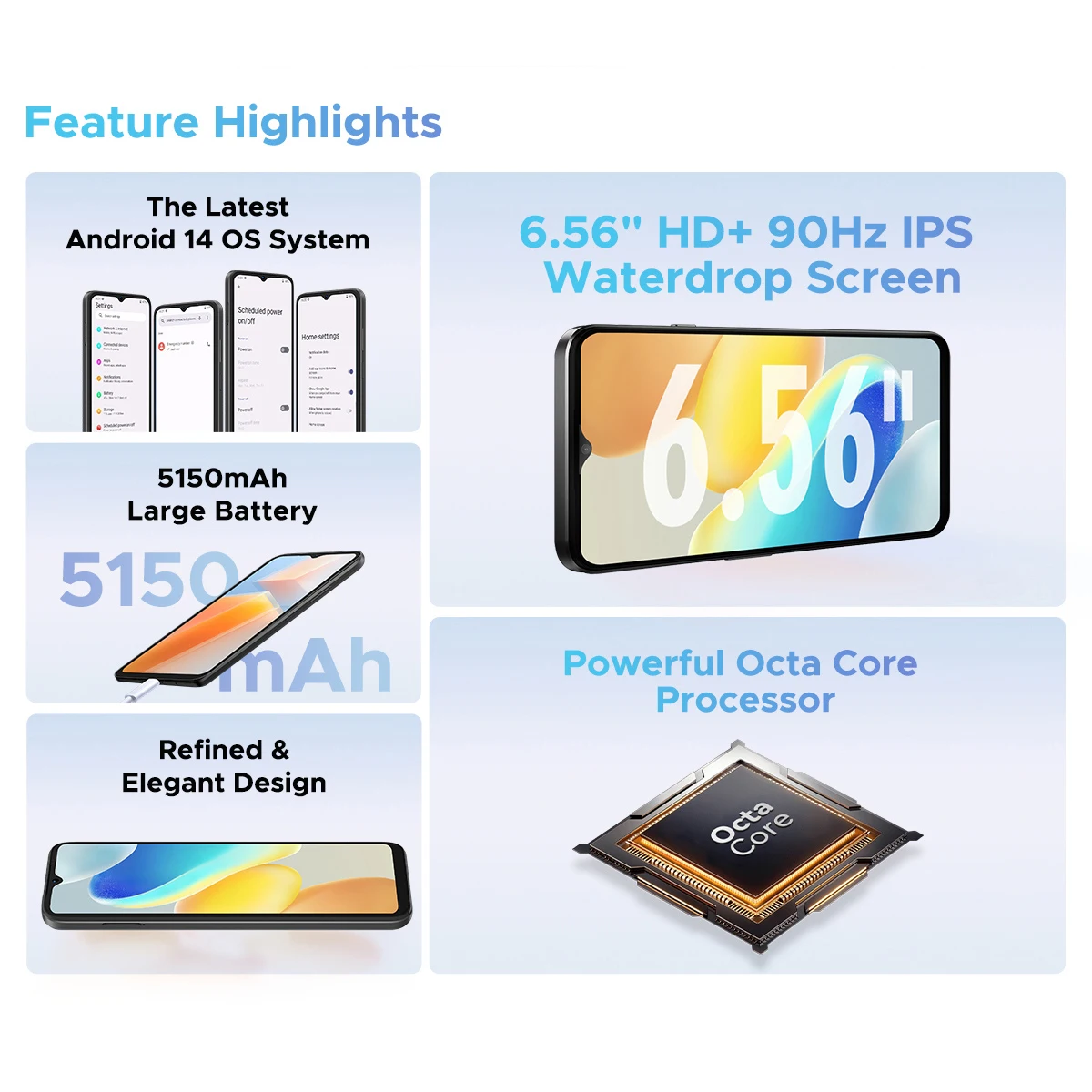 doogee n55 android 14 smartphone 6.56 « hd doogee n55 android 14 smartphone 6.56 « hd