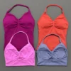 histello impact palangre haut à bretelles sport yoga gilet femmes fitness débardeur gymnase beau dos ouvert soutien gorge course entraînement licou