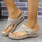 Sandales compensées confortables