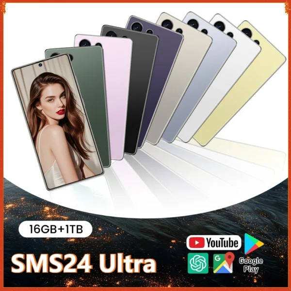 2026 smartphone 5g pour sms24 ultra 7.3hd