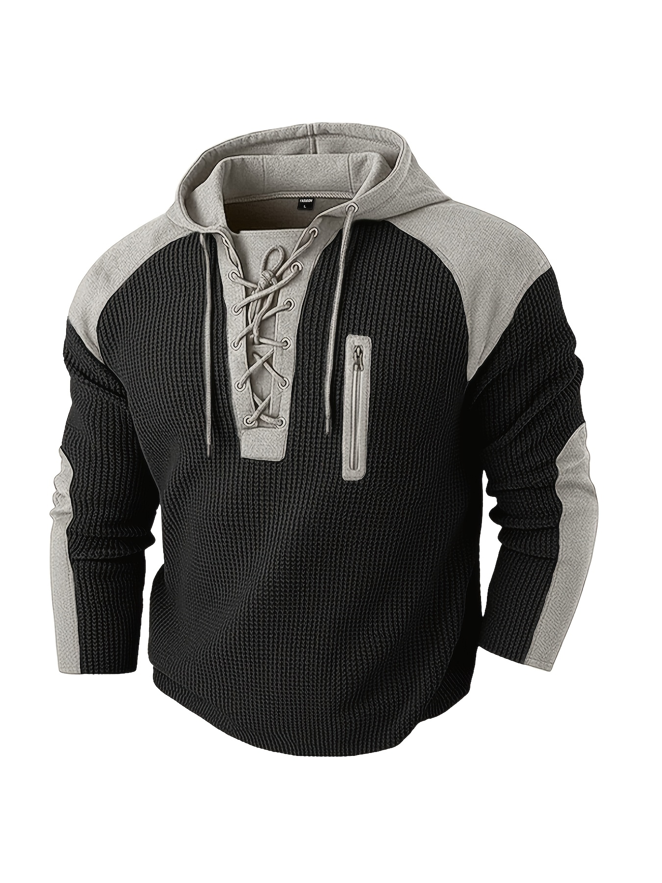 la nouvelle collection printemps été pour hommes présente un haut en maille à capuche texturé de luxe et léger, une polo avec un design côtelé patchwork sur les épaules. la nouvelle collection printemps été pour hommes présente un haut en maille à capuche texturé de luxe et léger, une polo avec un design côtelé patchwork sur les épaules.