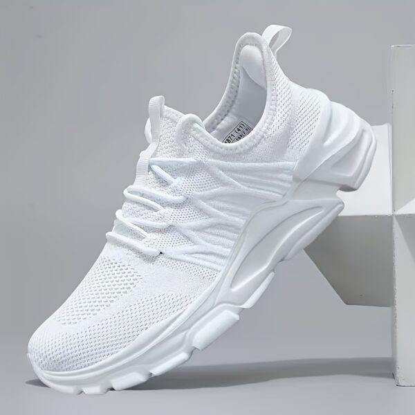 Home baskets de marche légères en maille pour hommes chaussures décontractées confortables avec intérieur en tissu doux, semelle eva et conception à lacets fiables pour le printemps/été, chaussures de tous les jours | baskets à dessus en maille | chaussures à semelle eva