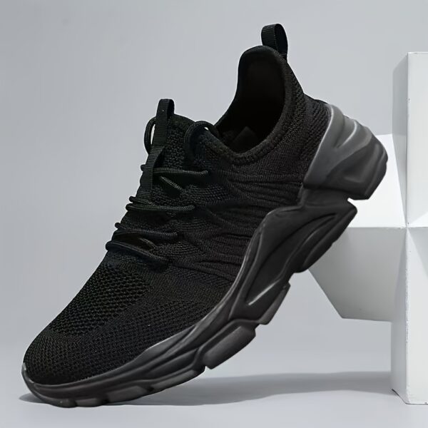 baskets de marche légères en maille pour hommes chaussures décontractées confortables avec intérieur en tissu doux, semelle eva et conception à lacets fiables pour le printemps/été, chaussures de tous les jours | baskets à dessus en maille | chaussures à semelle eva
