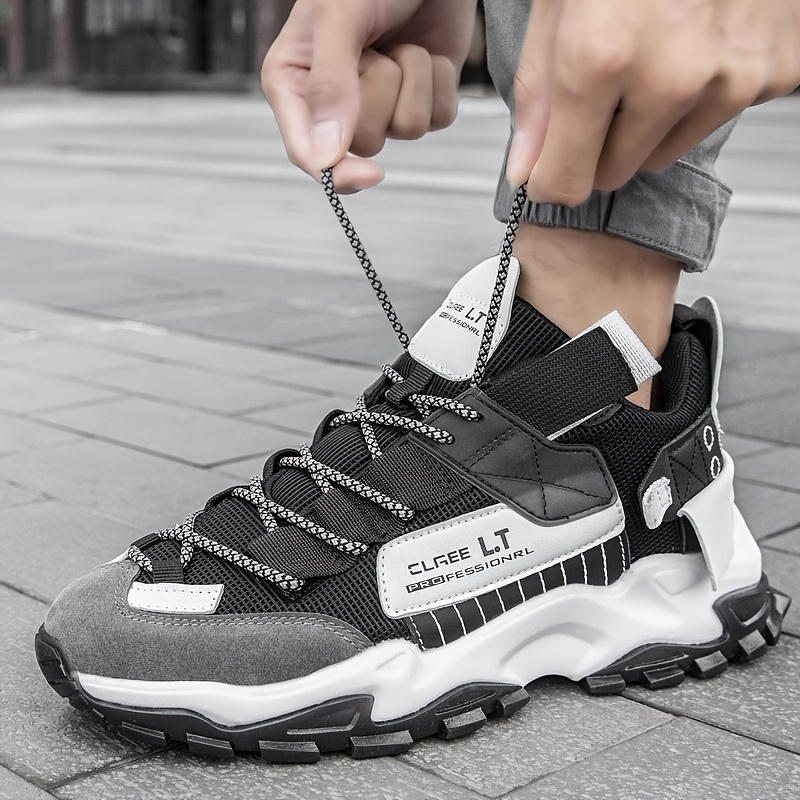baskets de papa tendance et décontractées pour hommes, idéales pour l'extérieur, respirantes et antidérapantes, parfaites pour la route baskets de papa tendance et décontractées pour hommes, idéales pour l'extérieur, respirantes et antidérapantes, parfaites pour la route