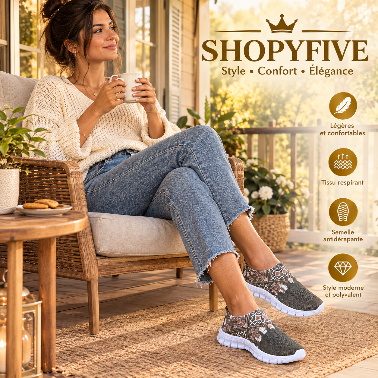 baskets femme légères florales — semelle souple baskets femme légères florales — semelle souple