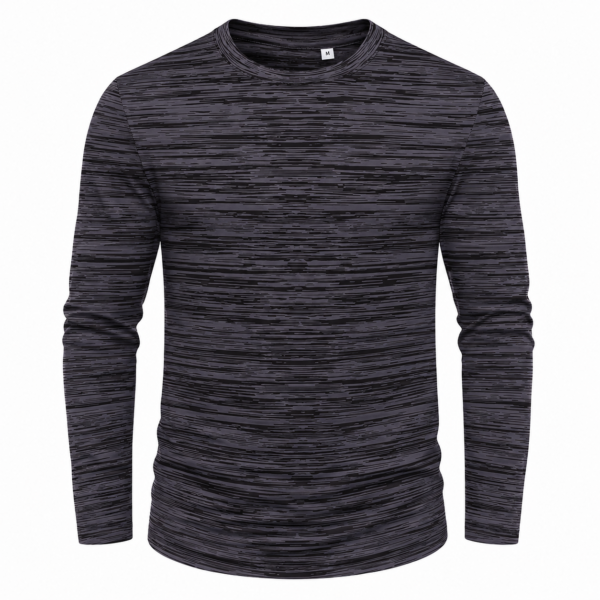 t shirt manches longues homme — séchage rapide, anti rides