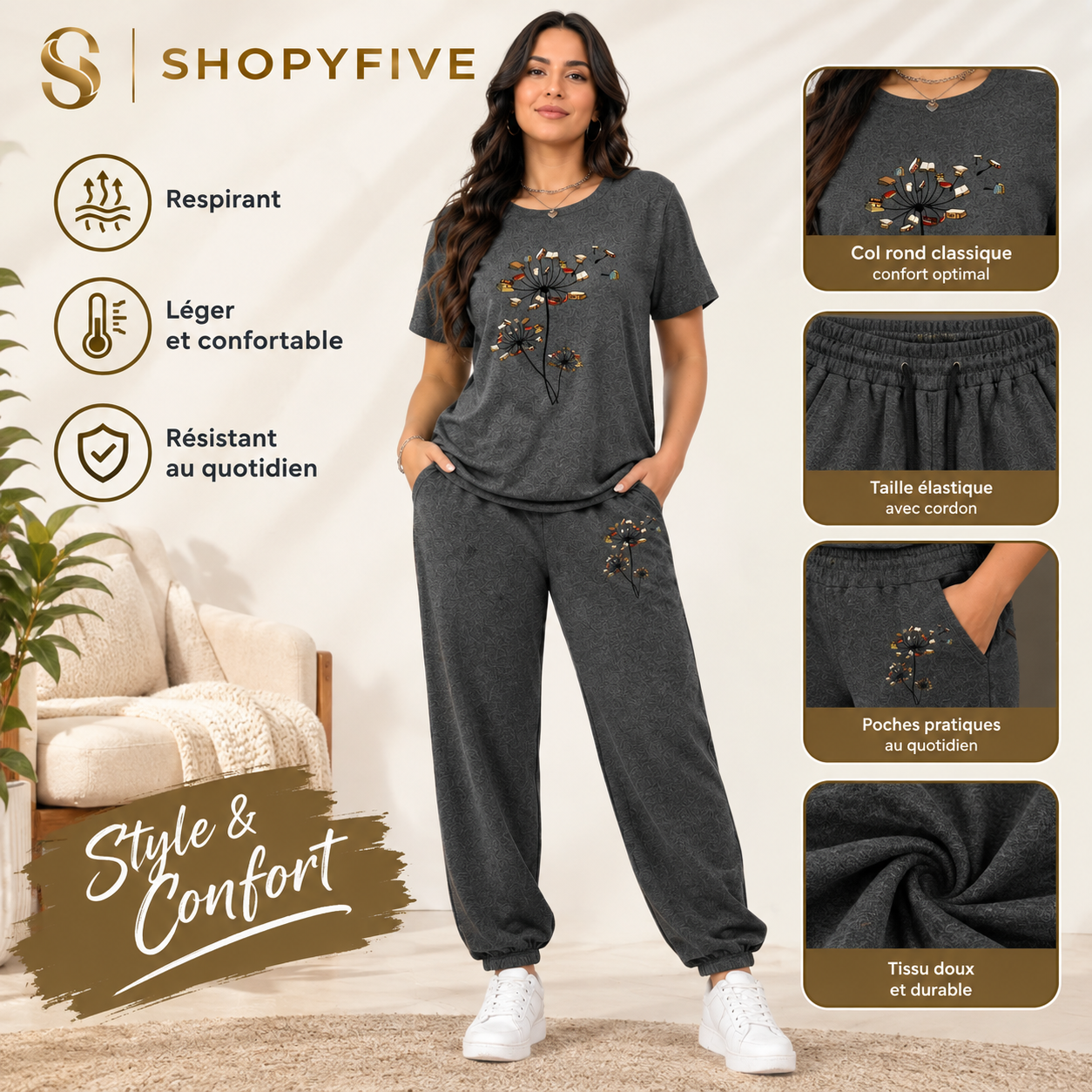 ensemble vintage grande taille — imprimé graphique ensemble vintage grande taille — imprimé graphique