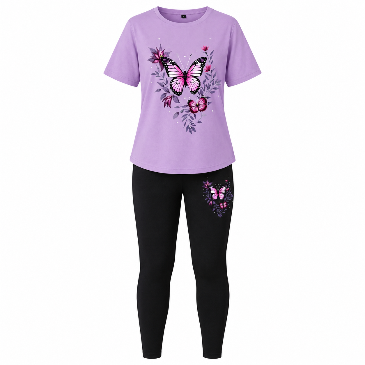 t shirt femme imprimé papillon — style fleuri t shirt femme imprimé papillon — style fleuri