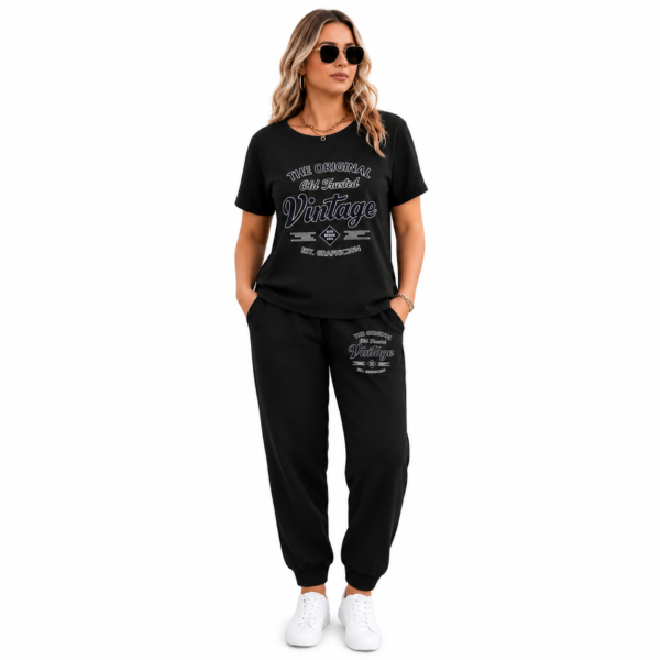 ensemble vintage streetwear — jogging & t shirt graphique
