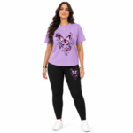 T-Shirt Femme Imprimé Papillon — Style Fleuri