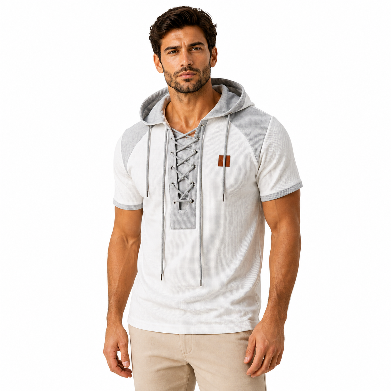 t shirt à capuche waffle homme — style urbain t shirt à capuche waffle homme — style urbain