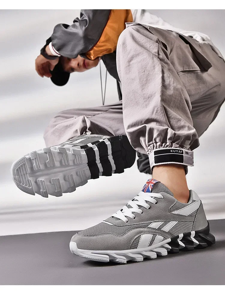marque tendance taille 46 47 48 hommes résistant à l'usure amorti à semelles épaisses baskets de fitness en plein air respirant chaussures de course pour hommes marque tendance taille 46 47 48 hommes résistant à l'usure amorti à semelles épaisses baskets de fitness en plein air respirant chaussures de course pour hommes
