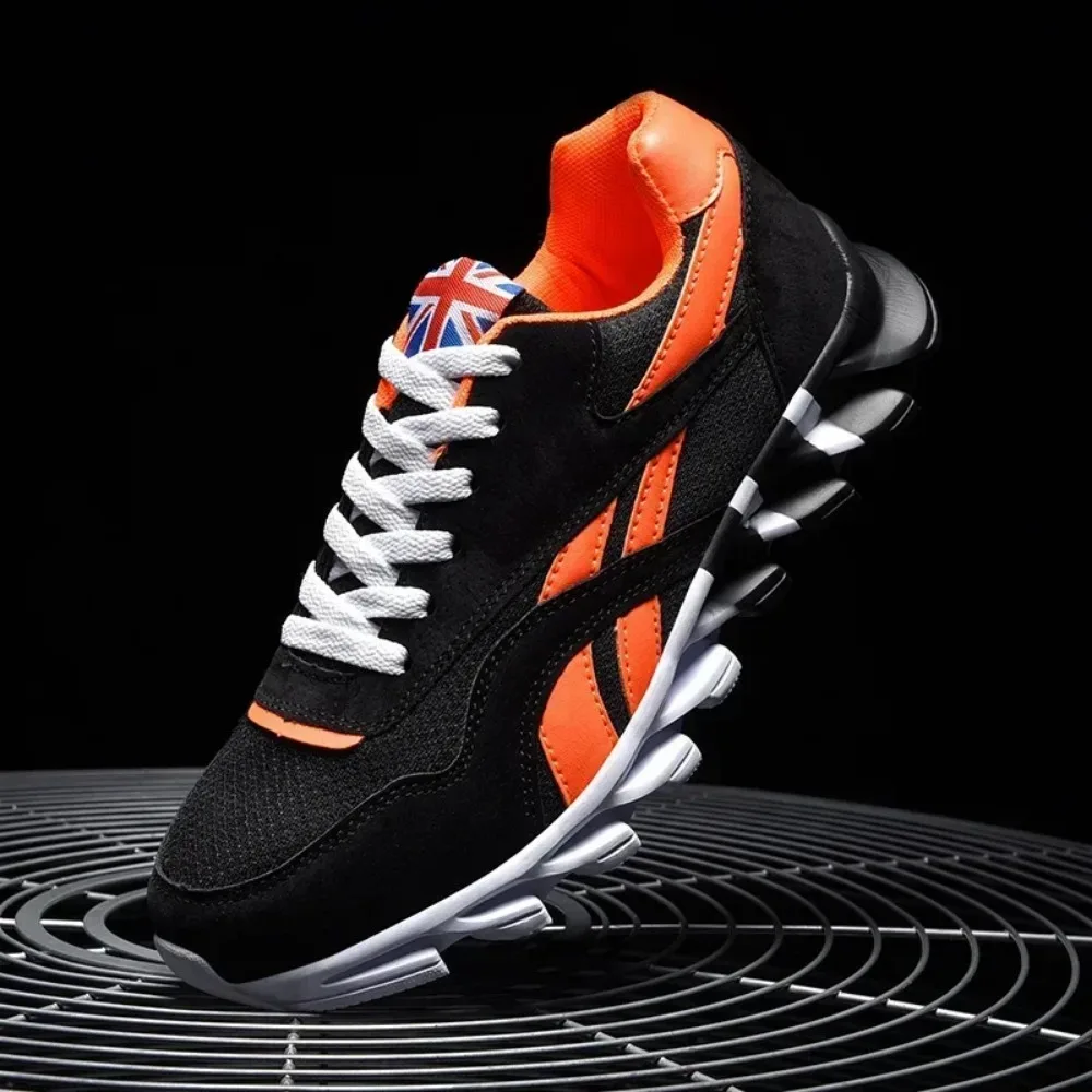 marque tendance taille 46 47 48 hommes résistant à l'usure amorti à semelles épaisses baskets de fitness en plein air respirant chaussures de course pour hommes marque tendance taille 46 47 48 hommes résistant à l'usure amorti à semelles épaisses baskets de fitness en plein air respirant chaussures de course pour hommes
