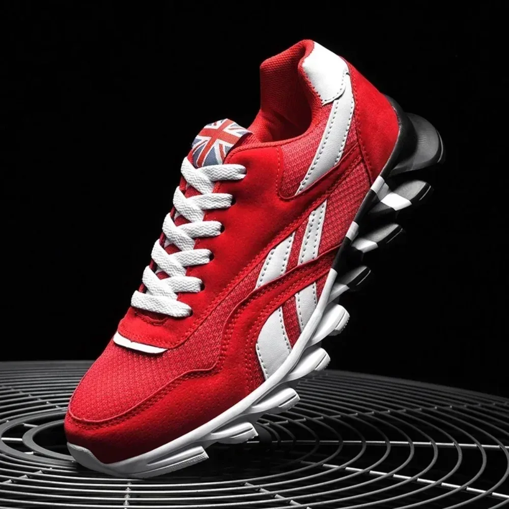 marque tendance taille 46 47 48 hommes résistant à l'usure amorti à semelles épaisses baskets de fitness en plein air respirant chaussures de course pour hommes marque tendance taille 46 47 48 hommes résistant à l'usure amorti à semelles épaisses baskets de fitness en plein air respirant chaussures de course pour hommes