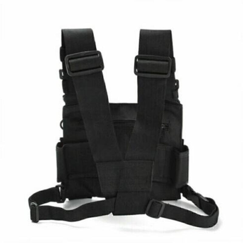 sac de poitrine pour homme & sac de moto, sac de poitrine tactique durable et léger, gilet pour course et randonnée, sac à dos tactique multi poches avec sangle réglable, convient pour l'aventure en plein air, la randonnée, la pêche et le camping sac de poitrine pour homme & sac de moto, sac de poitrine tactique durable et léger, gilet pour course et randonnée, sac à dos tactique multi poches avec sangle réglable, convient pour l'aventure en plein air, la randonnée, la pêche et le camping