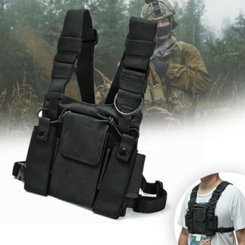 sac de poitrine pour homme & sac de moto, sac de poitrine tactique durable et léger, gilet pour course et randonnée, sac à dos tactique multi poches avec sangle réglable, convient pour l'aventure en plein air, la randonnée, la pêche et le camping sac de poitrine pour homme & sac de moto, sac de poitrine tactique durable et léger, gilet pour course et randonnée, sac à dos tactique multi poches avec sangle réglable, convient pour l'aventure en plein air, la randonnée, la pêche et le camping