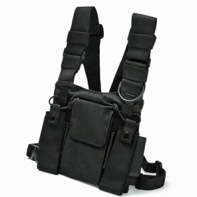 sac de poitrine pour homme & sac de moto, sac de poitrine tactique durable et léger, gilet pour course et randonnée, sac à dos tactique multi poches avec sangle réglable, convient pour l'aventure en plein air, la randonnée, la pêche et le camping sac de poitrine pour homme & sac de moto, sac de poitrine tactique durable et léger, gilet pour course et randonnée, sac à dos tactique multi poches avec sangle réglable, convient pour l'aventure en plein air, la randonnée, la pêche et le camping