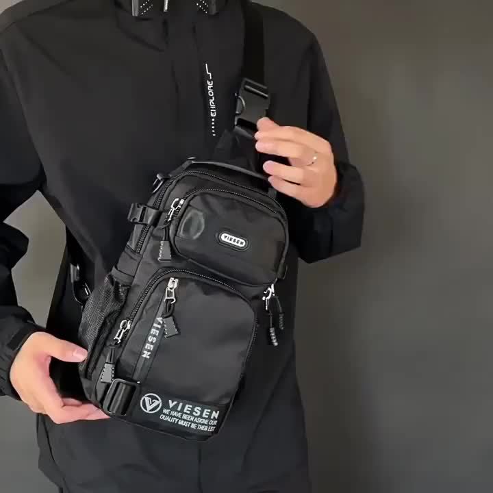 sac de poitrine tendance anti vol multi usage pour hommes et femmes, sac de voyage sportif à une épaule ou croisé, sac à dos léger et petit sac de poitrine tendance anti vol multi usage pour hommes et femmes, sac de voyage sportif à une épaule ou croisé, sac à dos léger et petit