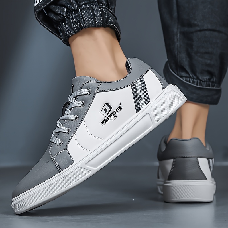 prestigevibe baskets d'entraînement pour hommes et grandes tailles chaussures de sport basses légères et amortissantes pour salle de sport, skateboard, tenue décontractée chaussures de sport (options multicolores) prestigevibe baskets d'entraînement pour hommes et grandes tailles chaussures de sport basses légères et amortissantes pour salle de sport, skateboard, tenue décontractée chaussures de sport (options multicolores)