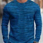 T-Shirt Manches Longues Homme — Séchage Rapide, Anti-Rides