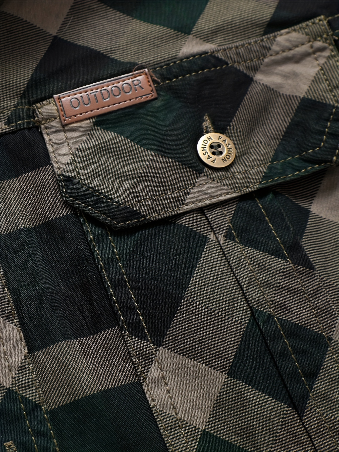 nouvelle chemise à carreaux à manches longues pour homme, printemps/automne, pour tenue décontractée quotidienne, chemise de travail avec grandes poches nouvelle chemise à carreaux à manches longues pour homme, printemps/automne, pour tenue décontractée quotidienne, chemise de travail avec grandes poches