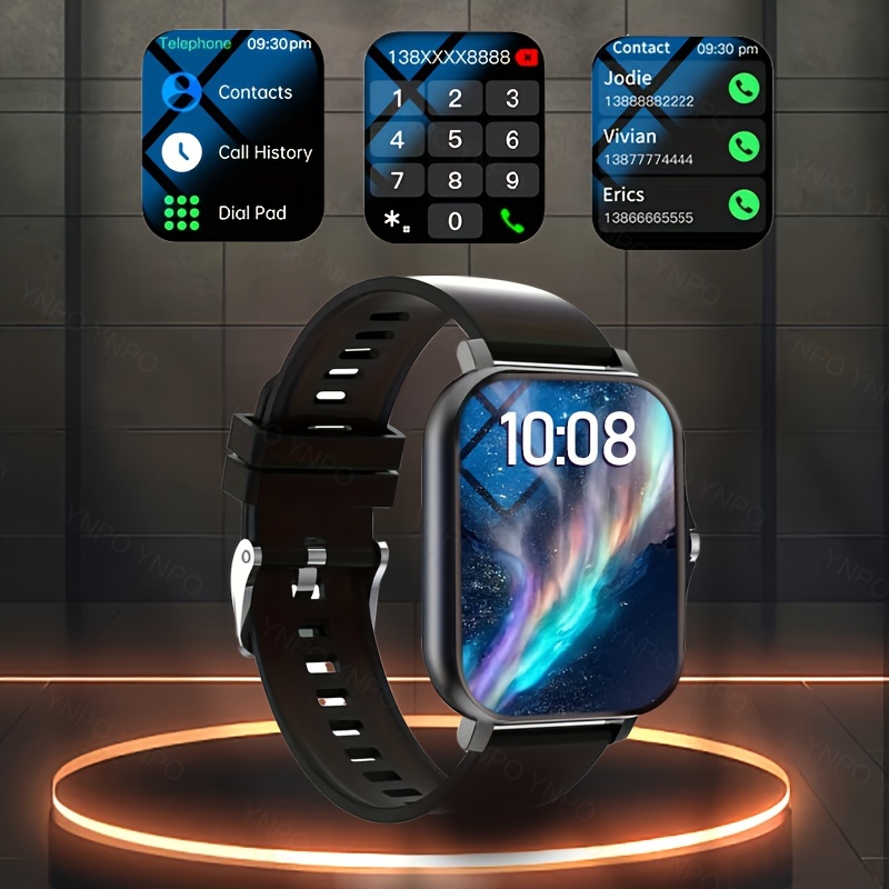 nouvelle montre connectée avec appel/réception sans fil, modes sportifs multiples, contrôle de l'appareil photo, notifications de messages, design ultra fin sans cadre. convient pour android et iphone, unisexe, idéale comme cadeau nouvelle montre connectée avec appel/réception sans fil, modes sportifs multiples, contrôle de l'appareil photo, notifications de messages, design ultra fin sans cadre. convient pour android et iphone, unisexe, idéale comme cadeau