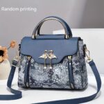 Sac à Main Femme Texturé — Élégant & Bandoulière Dorée