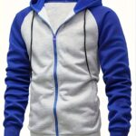 Sweat à Capuche Homme — Raglan Zippé & Confortable
