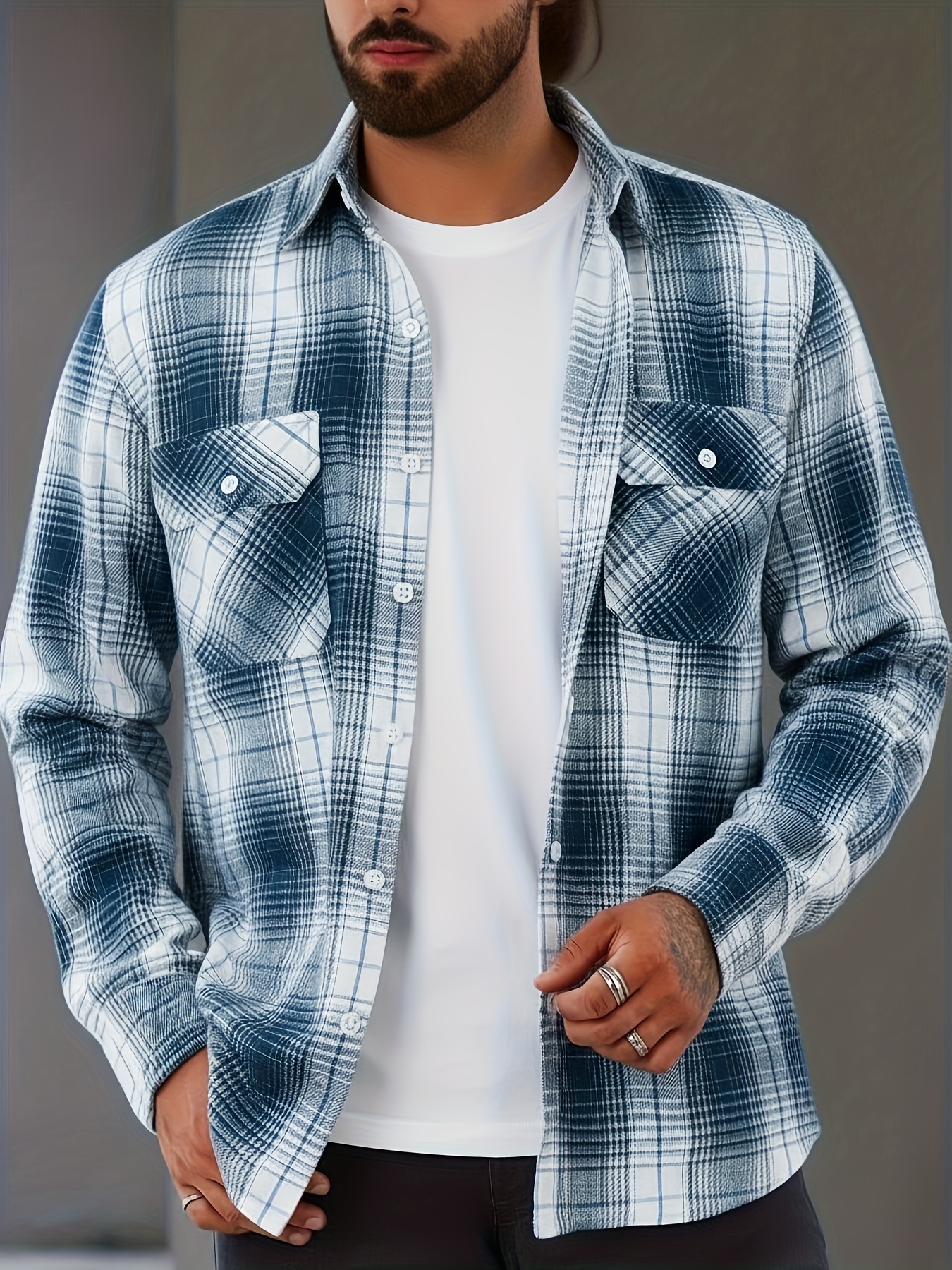 chemise vintage à carreaux verts et marron pour homme, style décontracté à poches doubles pour printemps/automne, haut polyvalent, design rétro à carreaux, coupe détendue, lavage à la main, tissu non Élastique, chemise homme, coupe régulière, pour passionnés de vêtements de travail, tenue décontractée, taille chinoise, veuillez consulter attentivement le guide des tailles chemise vintage à carreaux verts et marron pour homme, style décontracté à poches doubles pour printemps/automne, haut polyvalent, design rétro à carreaux, coupe détendue, lavage à la main, tissu non Élastique, chemise homme, coupe régulière, pour passionnés de vêtements de travail, tenue décontractée, taille chinoise, veuillez consulter attentivement le guide des tailles