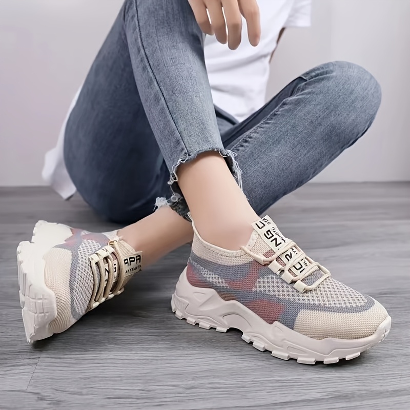 chaussures de sport décontractées et respirantes polyvalentes pour toutes les saisons, chaussures de sport tendance en maille à semelle souple pour femmes, chaussures pour femmes, baskets chaussures de sport décontractées et respirantes polyvalentes pour toutes les saisons, chaussures de sport tendance en maille à semelle souple pour femmes, chaussures pour femmes, baskets