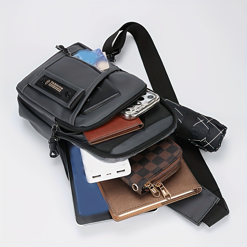 sac de poitrine extérieur pour hommes shilan bandoulière en nylon Élégante, sling sportif multifonctionnel décontracté avec sangle réglable (100 1.0cm), fermeture Éclair, et compartiments multiples pour les trajets quotidiens & aventures, sac bandoulière sac de poitrine extérieur pour hommes shilan bandoulière en nylon Élégante, sling sportif multifonctionnel décontracté avec sangle réglable (100 1.0cm), fermeture Éclair, et compartiments multiples pour les trajets quotidiens & aventures, sac bandoulière