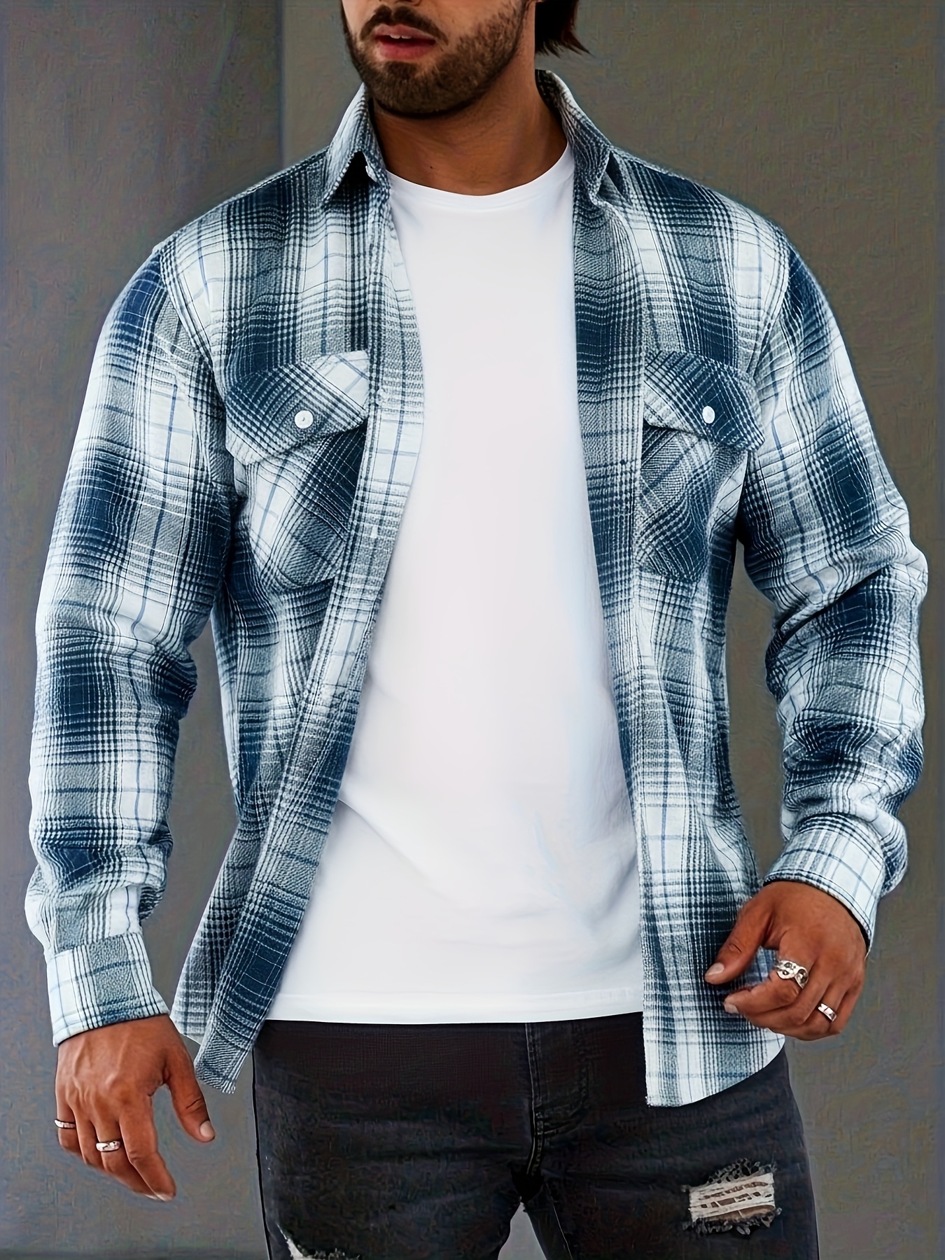 chemise vintage à carreaux verts et marron pour homme, style décontracté à poches doubles pour printemps/automne, haut polyvalent, design rétro à carreaux, coupe détendue, lavage à la main, tissu non Élastique, chemise homme, coupe régulière, pour passionnés de vêtements de travail, tenue décontractée, taille chinoise, veuillez consulter attentivement le guide des tailles chemise vintage à carreaux verts et marron pour homme, style décontracté à poches doubles pour printemps/automne, haut polyvalent, design rétro à carreaux, coupe détendue, lavage à la main, tissu non Élastique, chemise homme, coupe régulière, pour passionnés de vêtements de travail, tenue décontractée, taille chinoise, veuillez consulter attentivement le guide des tailles