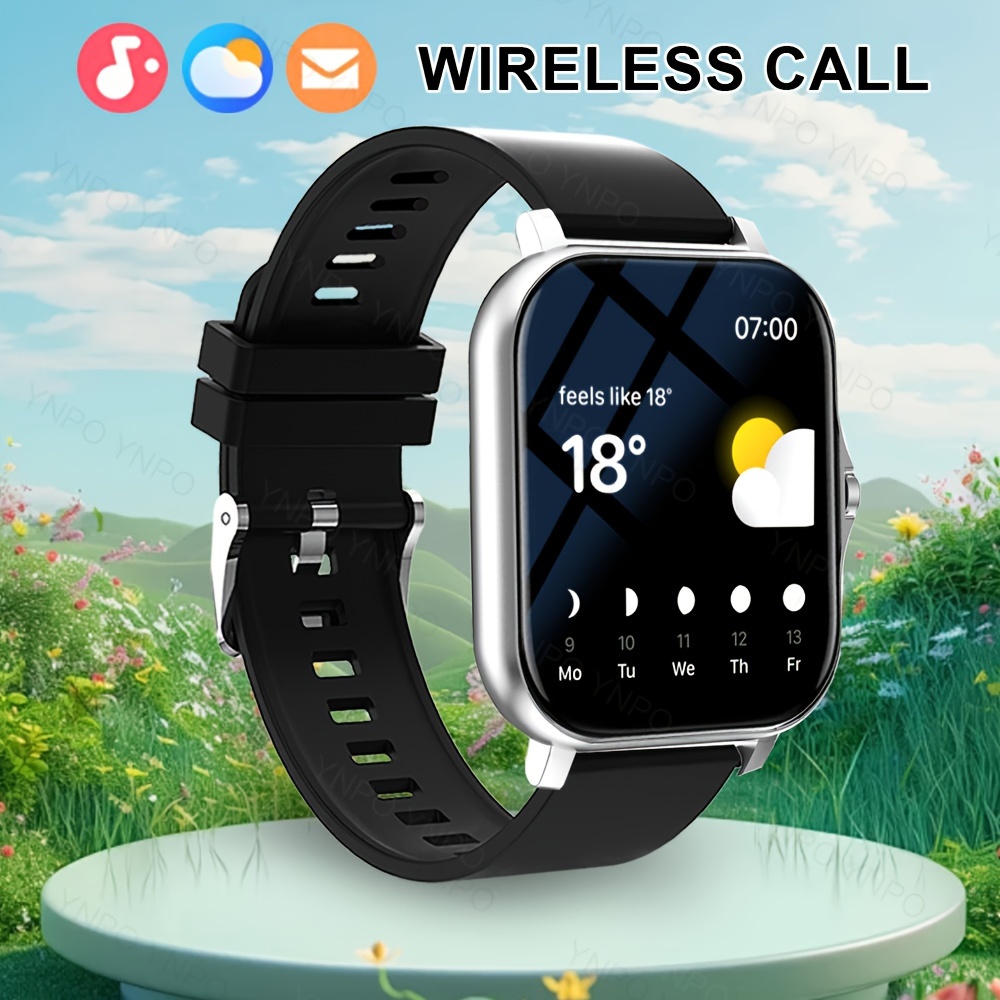 nouvelle montre connectée avec appel/réception sans fil, modes sportifs multiples, contrôle de l'appareil photo, notifications de messages, design ultra fin sans cadre. convient pour android et iphone, unisexe, idéale comme cadeau nouvelle montre connectée avec appel/réception sans fil, modes sportifs multiples, contrôle de l'appareil photo, notifications de messages, design ultra fin sans cadre. convient pour android et iphone, unisexe, idéale comme cadeau