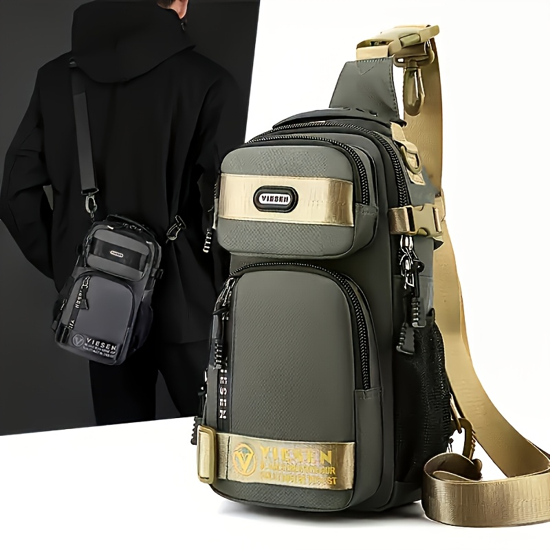 sac de poitrine tendance anti vol multi usage pour hommes et femmes, sac de voyage sportif à une épaule ou croisé, sac à dos léger et petit sac de poitrine tendance anti vol multi usage pour hommes et femmes, sac de voyage sportif à une épaule ou croisé, sac à dos léger et petit