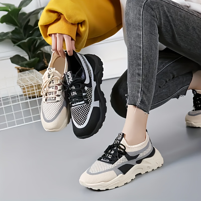 chaussures de sport décontractées et respirantes polyvalentes pour toutes les saisons, chaussures de sport tendance en maille à semelle souple pour femmes, chaussures pour femmes, baskets chaussures de sport décontractées et respirantes polyvalentes pour toutes les saisons, chaussures de sport tendance en maille à semelle souple pour femmes, chaussures pour femmes, baskets