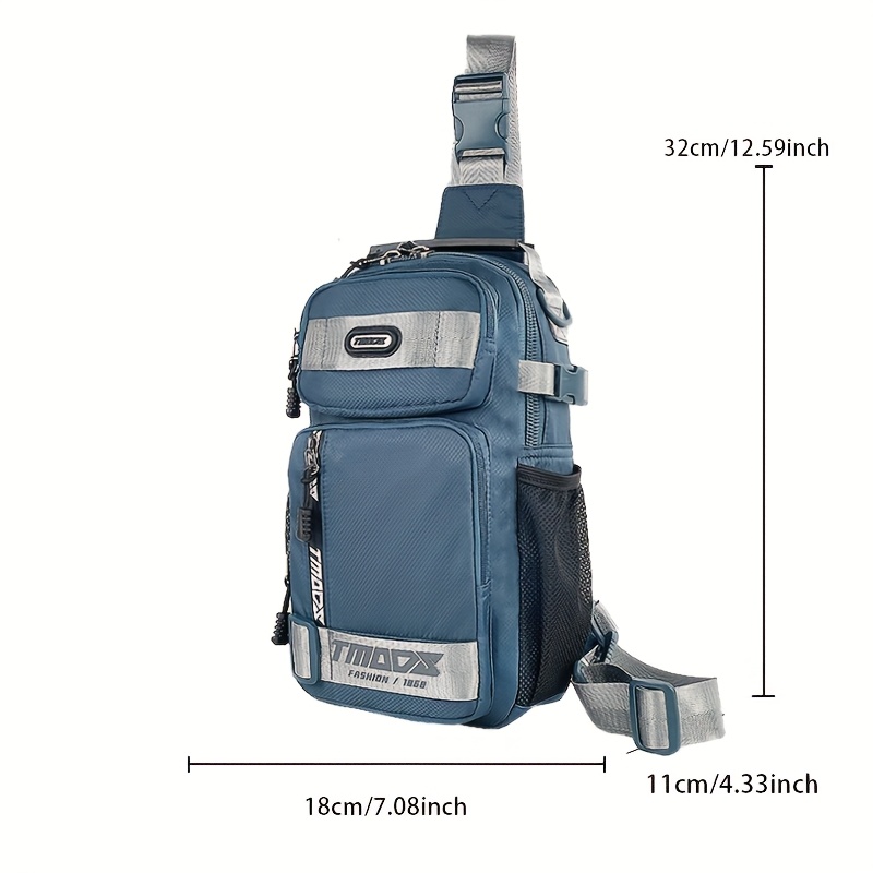 sac de poitrine tendance anti vol multi usage pour hommes et femmes, sac de voyage sportif à une épaule ou croisé, sac à dos léger et petit sac de poitrine tendance anti vol multi usage pour hommes et femmes, sac de voyage sportif à une épaule ou croisé, sac à dos léger et petit