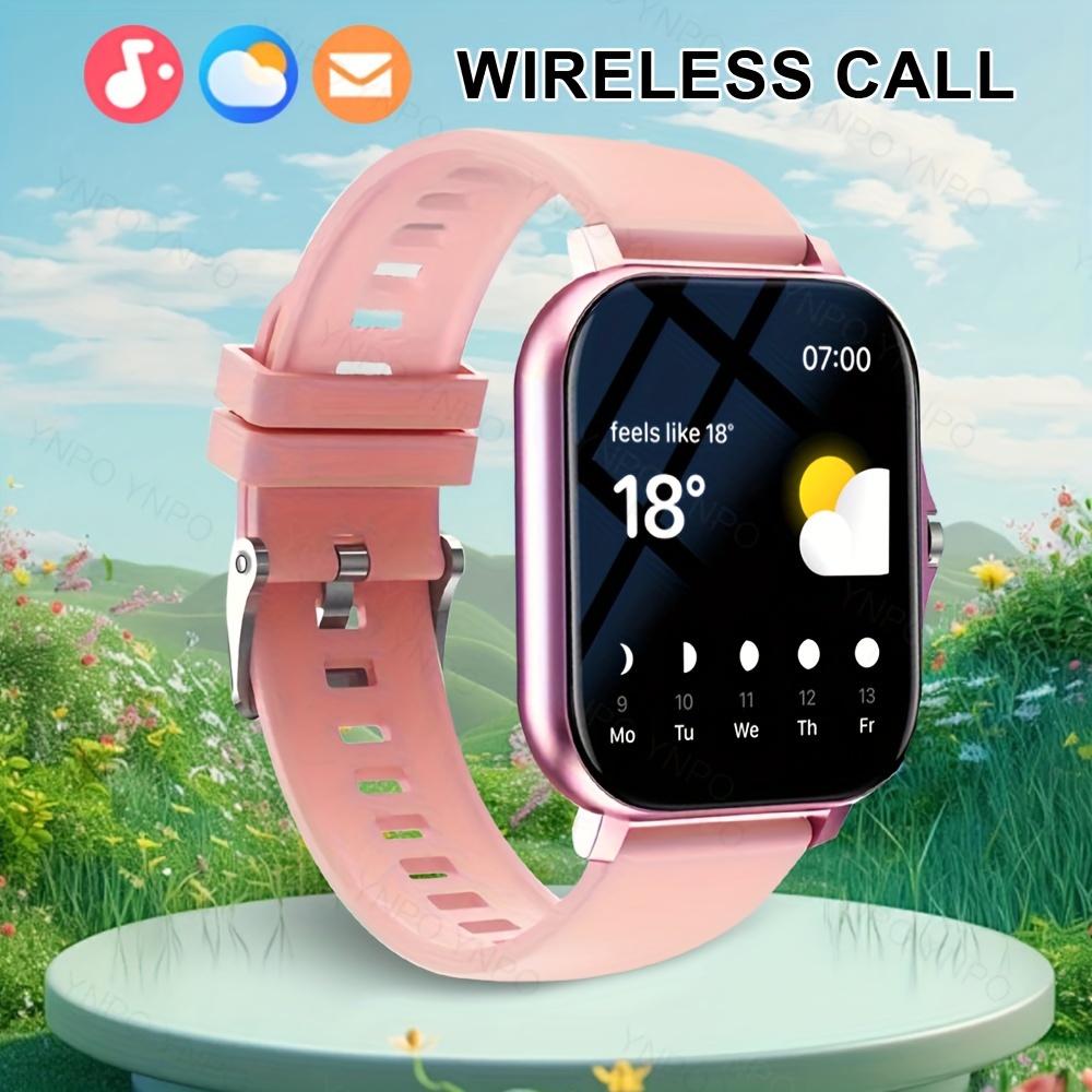 nouvelle montre connectée avec appel/réception sans fil, modes sportifs multiples, contrôle de l'appareil photo, notifications de messages, design ultra fin sans cadre. convient pour android et iphone, unisexe, idéale comme cadeau nouvelle montre connectée avec appel/réception sans fil, modes sportifs multiples, contrôle de l'appareil photo, notifications de messages, design ultra fin sans cadre. convient pour android et iphone, unisexe, idéale comme cadeau