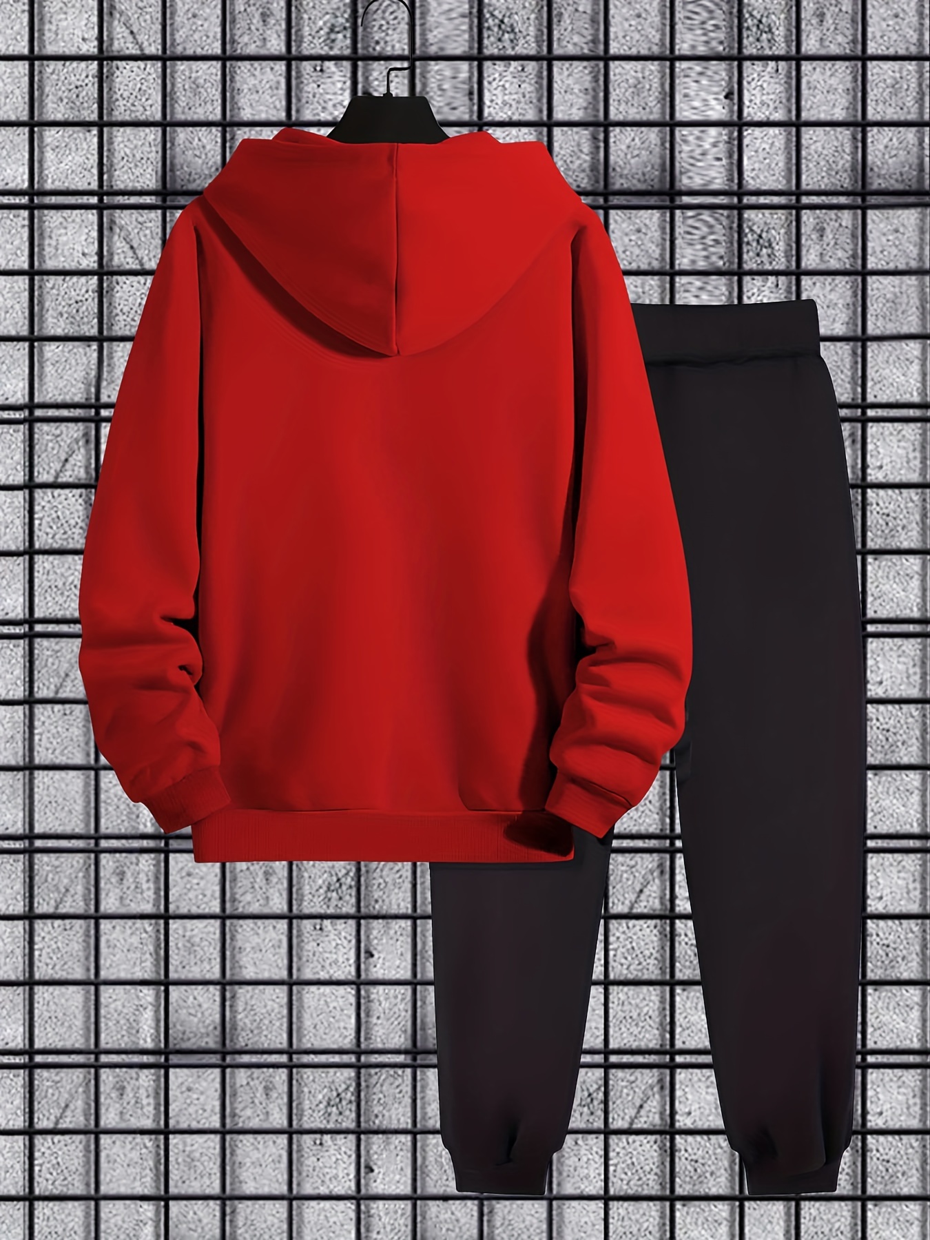 ensemble deux pièces pour homme à capuche et manches longues avec imprimé n° 23, tenue sportive décontractée et tendance ensemble deux pièces pour homme à capuche et manches longues avec imprimé n° 23, tenue sportive décontractée et tendance