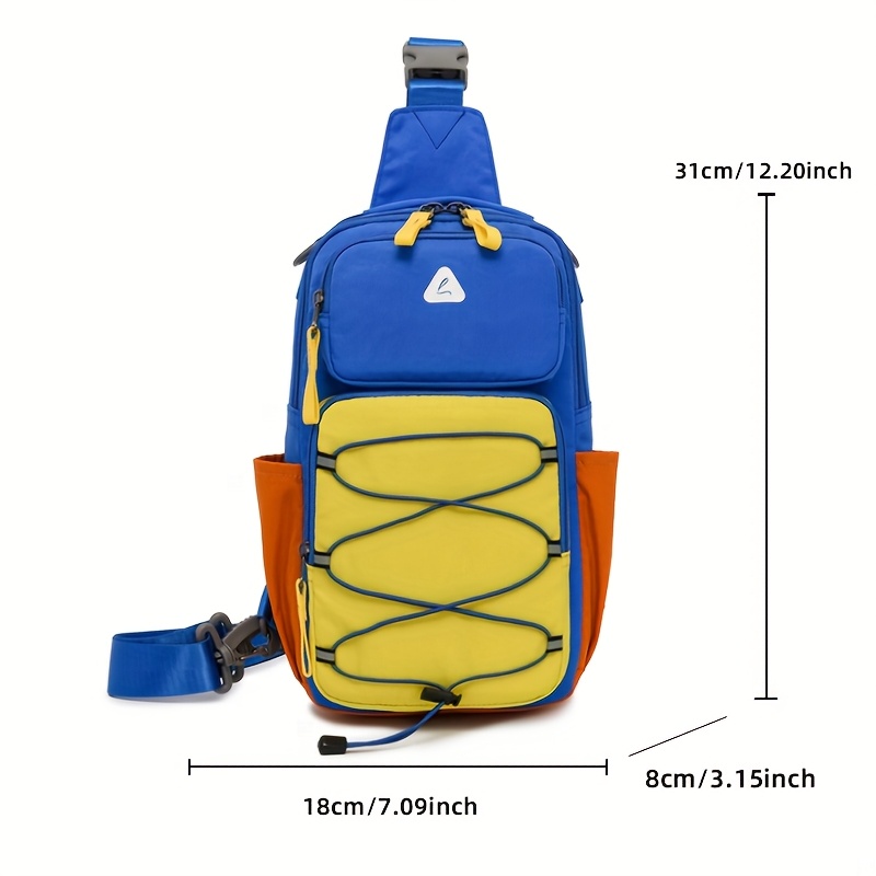 sac de poitrine tendance anti vol multi usage pour hommes et femmes, sac de voyage sportif à une épaule ou croisé, sac à dos léger et petit sac de poitrine tendance anti vol multi usage pour hommes et femmes, sac de voyage sportif à une épaule ou croisé, sac à dos léger et petit