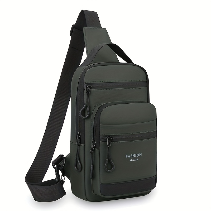 sac de poitrine extérieur pour hommes shilan bandoulière en nylon Élégante, sling sportif multifonctionnel décontracté avec sangle réglable (100 1.0cm), fermeture Éclair, et compartiments multiples pour les trajets quotidiens & aventures, sac bandoulière sac de poitrine extérieur pour hommes shilan bandoulière en nylon Élégante, sling sportif multifonctionnel décontracté avec sangle réglable (100 1.0cm), fermeture Éclair, et compartiments multiples pour les trajets quotidiens & aventures, sac bandoulière
