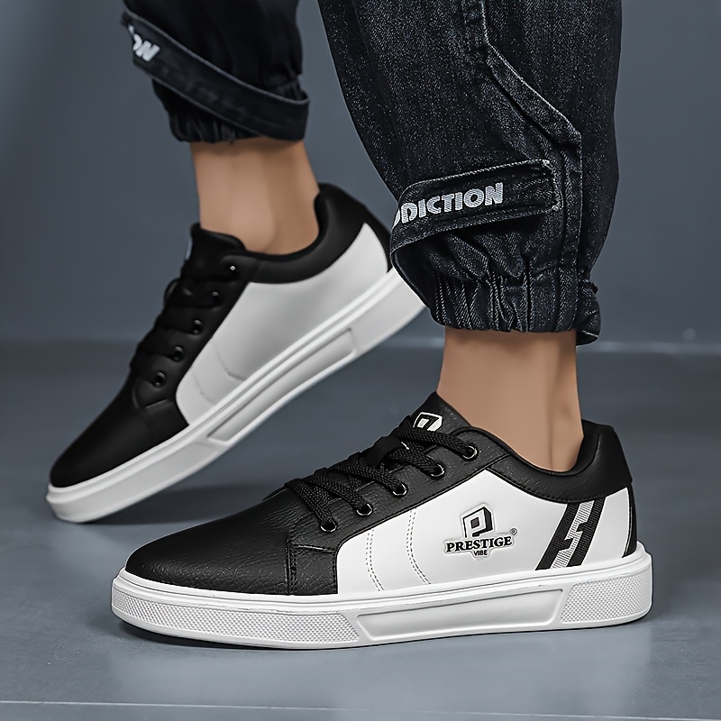 prestigevibe baskets d'entraînement pour hommes et grandes tailles chaussures de sport basses légères et amortissantes pour salle de sport, skateboard, tenue décontractée chaussures de sport (options multicolores) prestigevibe baskets d'entraînement pour hommes et grandes tailles chaussures de sport basses légères et amortissantes pour salle de sport, skateboard, tenue décontractée chaussures de sport (options multicolores)