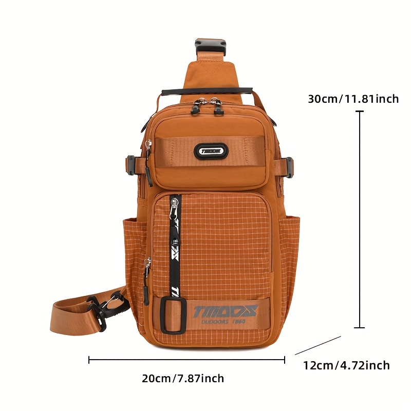 sac de poitrine tendance anti vol multi usage pour hommes et femmes, sac de voyage sportif à une épaule ou croisé, sac à dos léger et petit sac de poitrine tendance anti vol multi usage pour hommes et femmes, sac de voyage sportif à une épaule ou croisé, sac à dos léger et petit