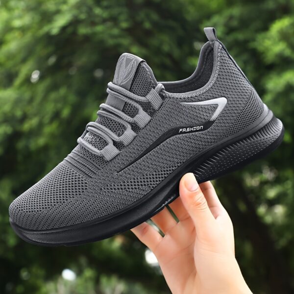 baskets de randonnée respirantes en maille pour homme Été 2025 chaussures d'extérieur basses et légères, semelle extérieure en pu, lacets réglables, conception ergonomique, adaptées à une tenue décontractée, à la randonnée, accessoires de randonnée, coupe confortable/adaptées aux quatre saisons