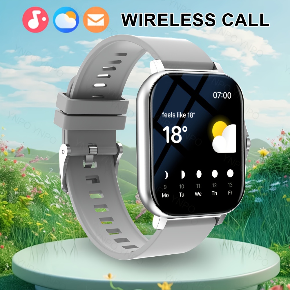nouvelle montre connectée avec appel/réception sans fil, modes sportifs multiples, contrôle de l'appareil photo, notifications de messages, design ultra fin sans cadre. convient pour android et iphone, unisexe, idéale comme cadeau nouvelle montre connectée avec appel/réception sans fil, modes sportifs multiples, contrôle de l'appareil photo, notifications de messages, design ultra fin sans cadre. convient pour android et iphone, unisexe, idéale comme cadeau