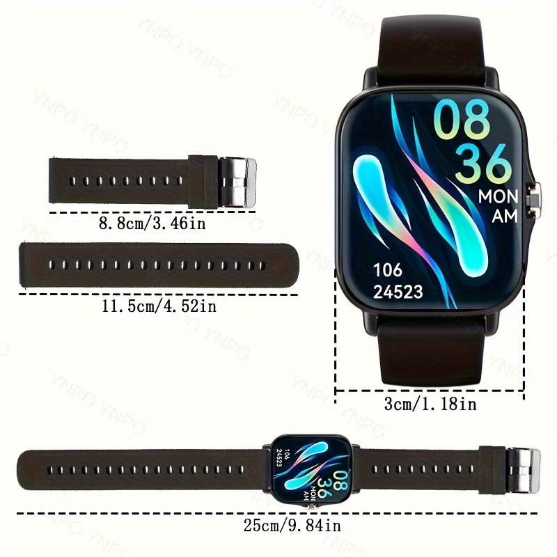 nouvelle montre connectée avec appel/réception sans fil, modes sportifs multiples, contrôle de l'appareil photo, notifications de messages, design ultra fin sans cadre. convient pour android et iphone, unisexe, idéale comme cadeau nouvelle montre connectée avec appel/réception sans fil, modes sportifs multiples, contrôle de l'appareil photo, notifications de messages, design ultra fin sans cadre. convient pour android et iphone, unisexe, idéale comme cadeau